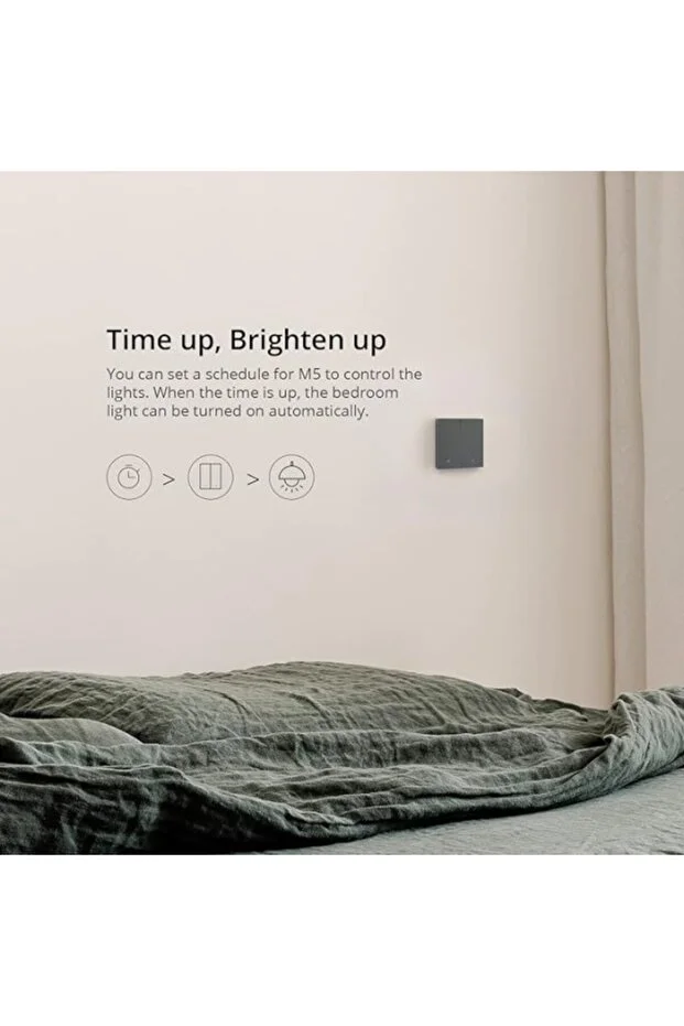 Sonoff M5-2C-86 Akıllı Duvar Anahtarı 2 Kanallı